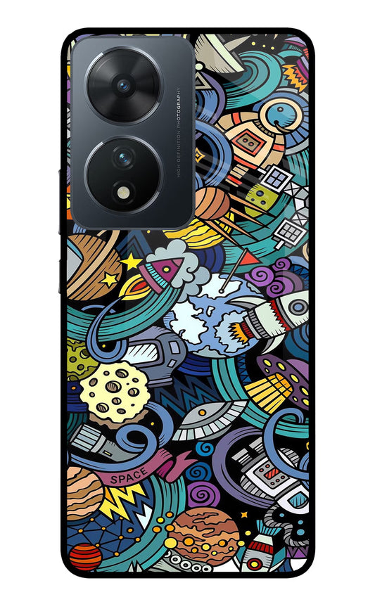 Space Abstract Vivo T2 5G Glass Case