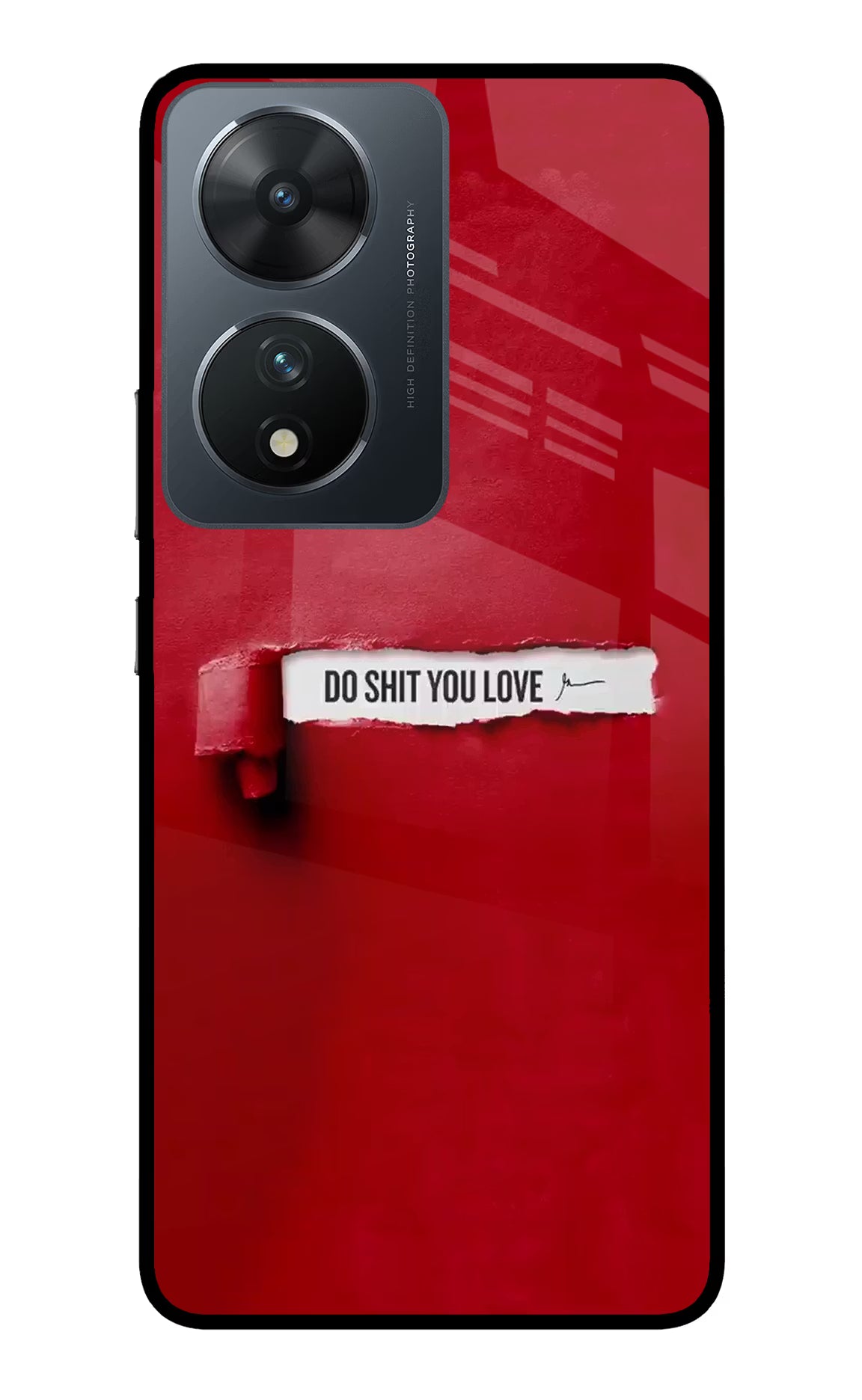 Do Shit You Love Vivo T2 5G Glass Case