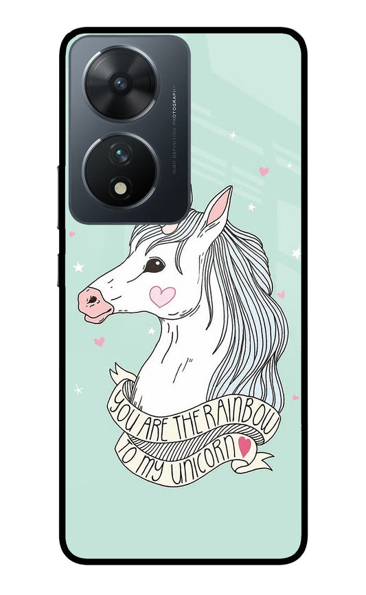 Unicorn Wallpaper Vivo T2 5G Glass Case