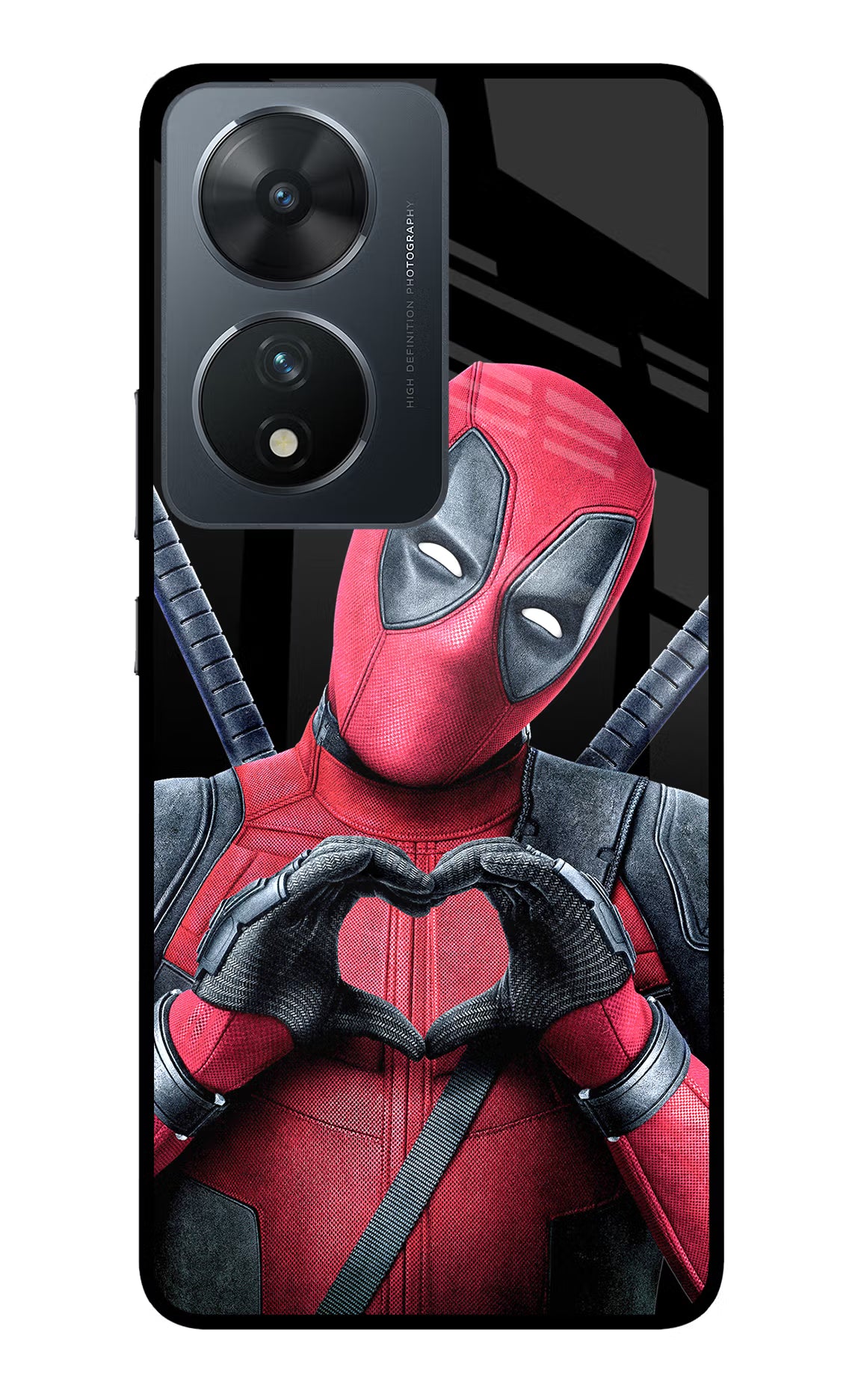 Deadpool Vivo T2 5G Glass Case