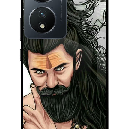 Mahadev Vivo T2 5G Glass Case Back Cover by Casekaro
