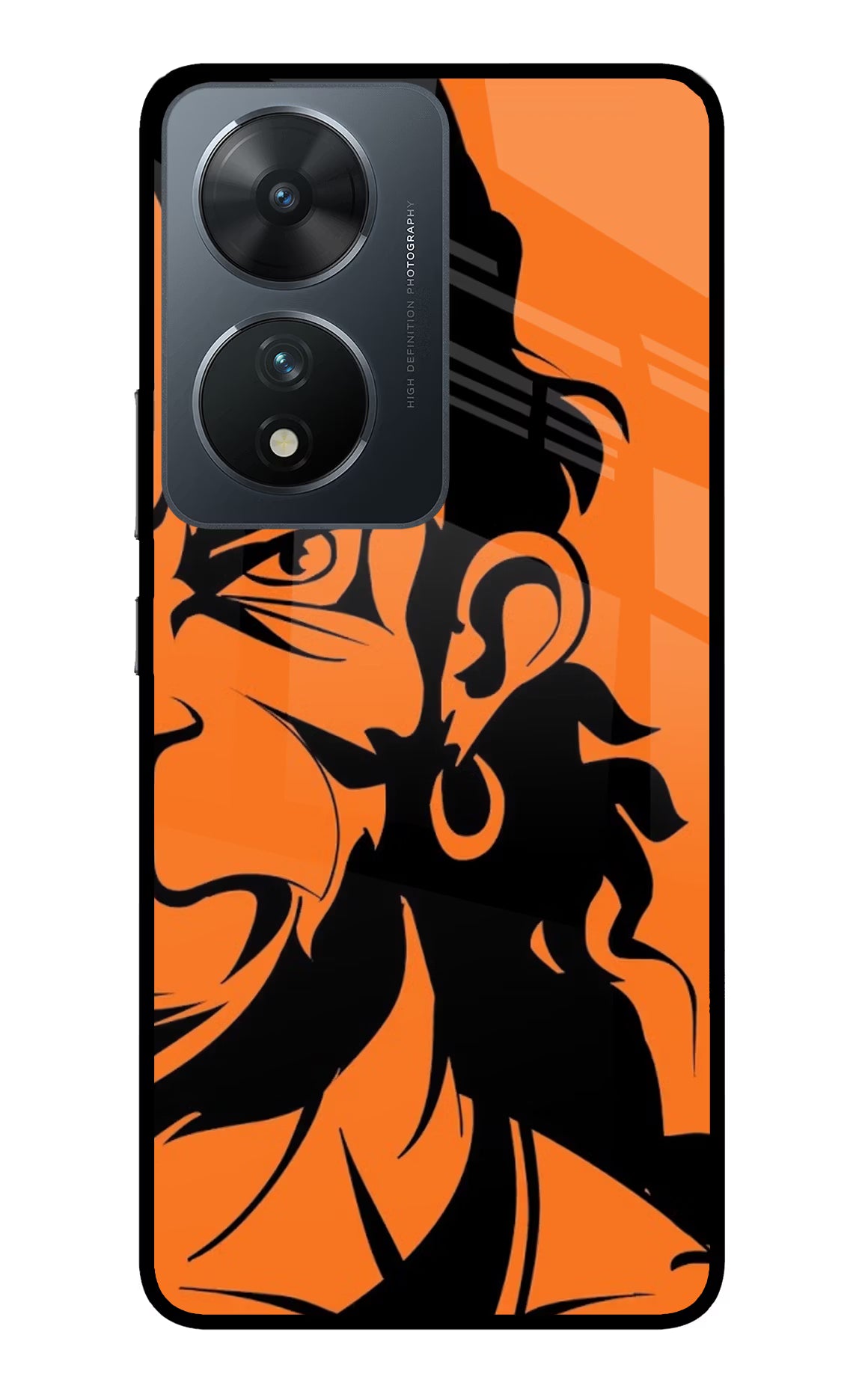 Hanuman Vivo T2 5G Glass Case Back Cover by Casekaro