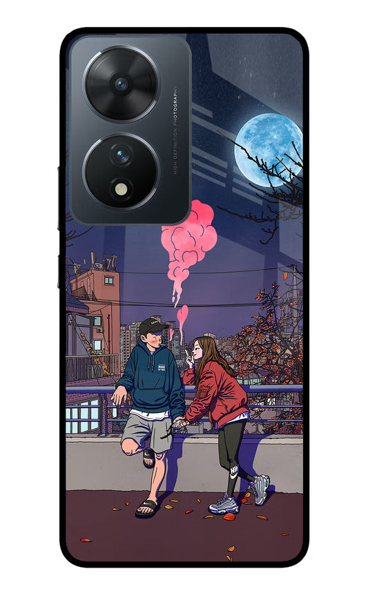 Chilling Couple Vivo T2 5G Glass Case