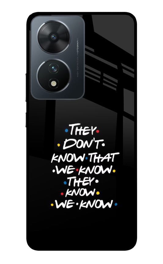 FRIENDS Dialogue Vivo T2 5G Glass Case