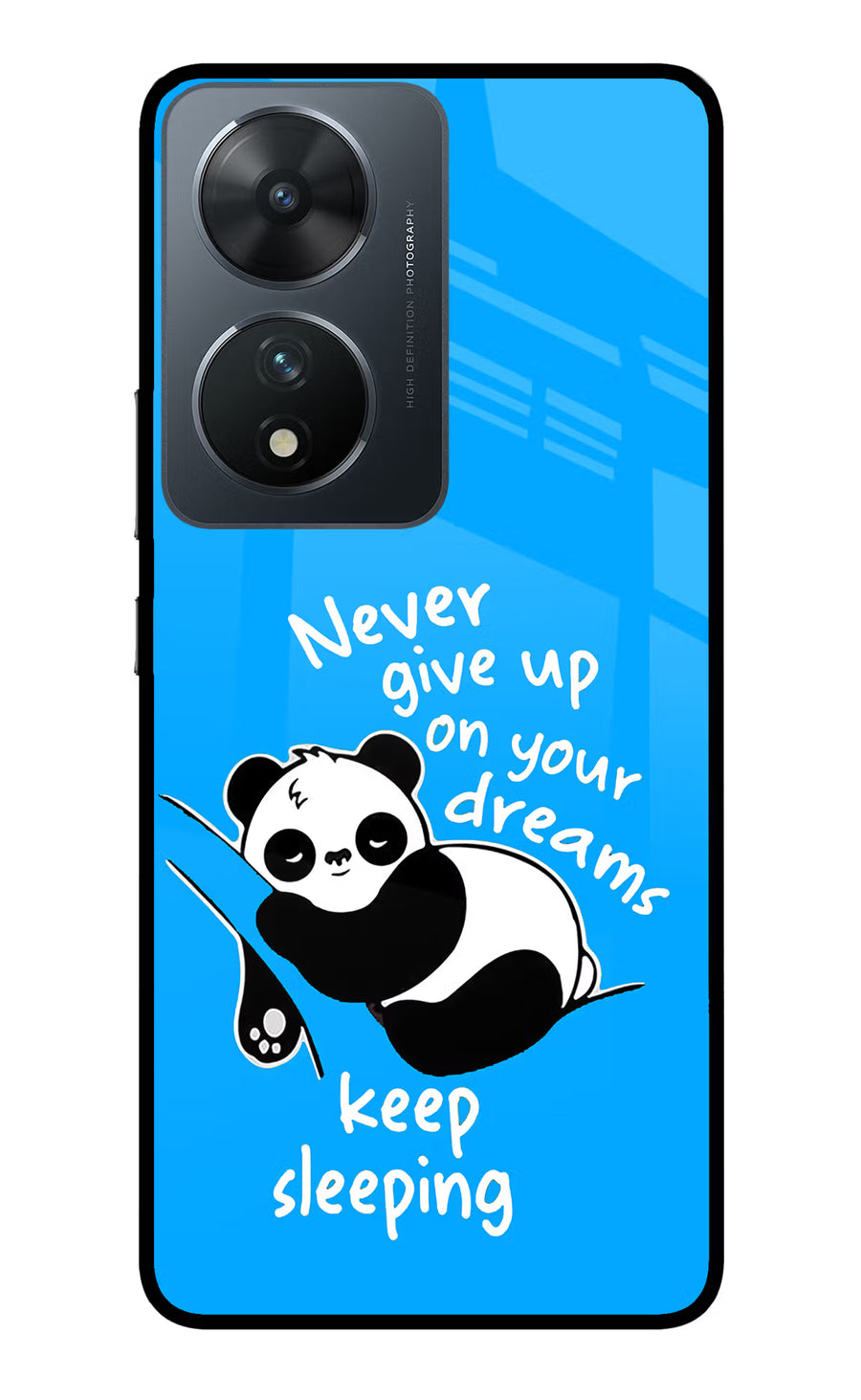 Keep Sleeping Vivo T2 5G Back Cover, Glass case