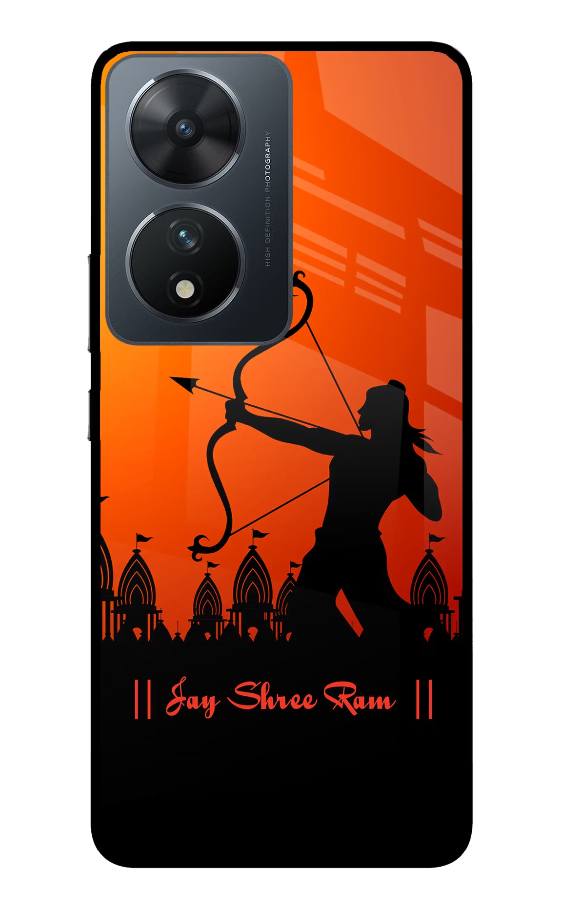 Lord Ram - 4 Vivo T2 5G Glass Case