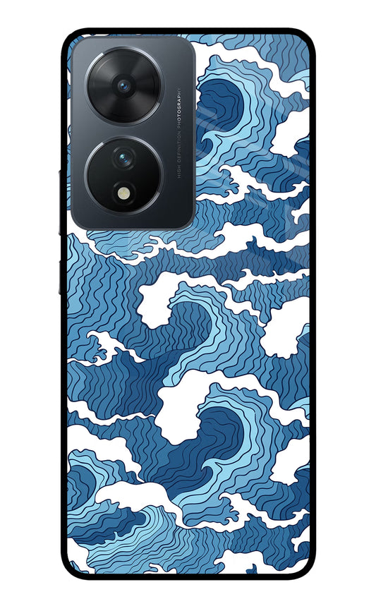 Blue Waves Vivo T2 5G Glass Case