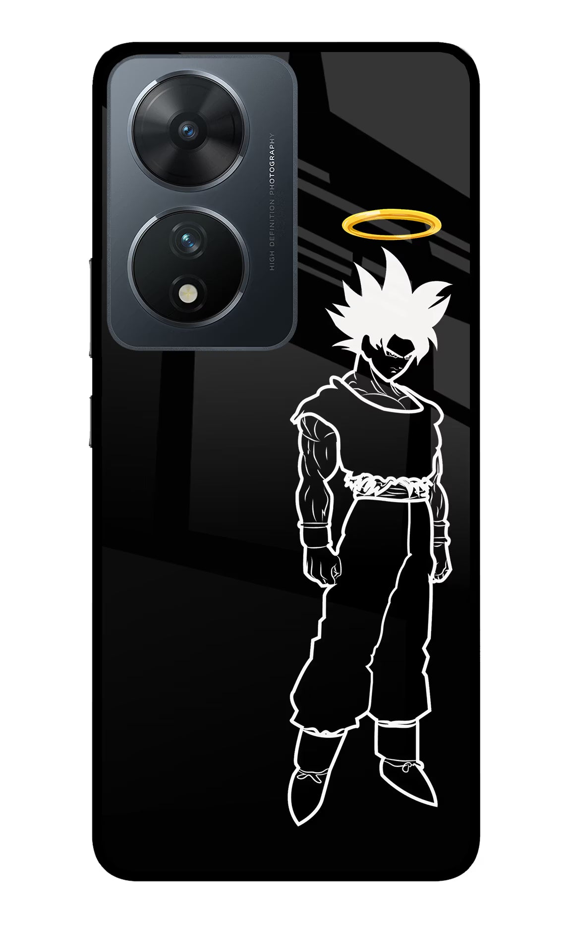DBS Character Vivo T2 5G Glass Case Back Cover by Casekaro