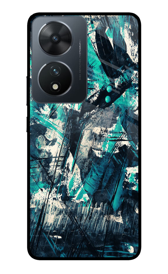 Artwork Vivo T2 5G Glass Case Back Cover by Casekaro