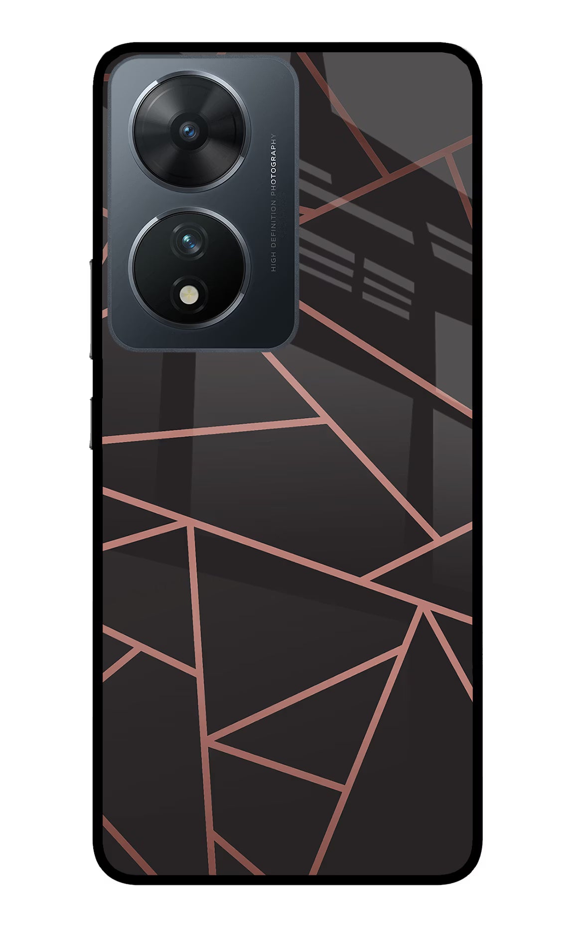 Geometric Pattern Vivo T2 5G Glass Case