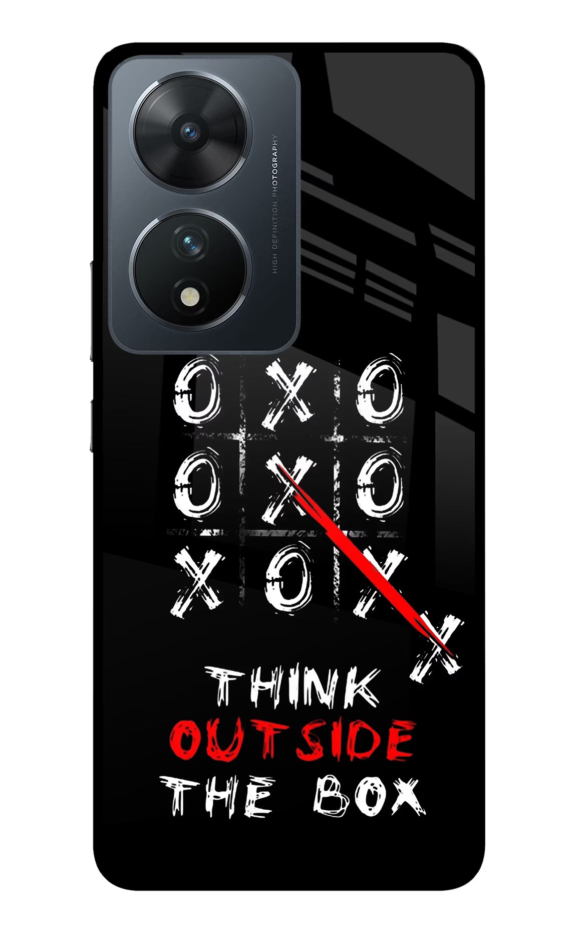 Think out of the BOX Vivo T2 5G Glass Case