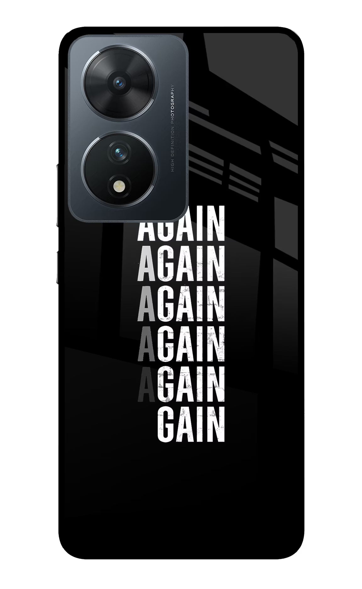 Again Again Gain Vivo T2 5G Glass Case