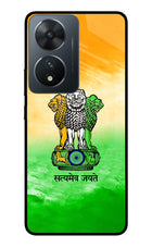Satyamev Jayate Flag Vivo T2 5G Glass Case
