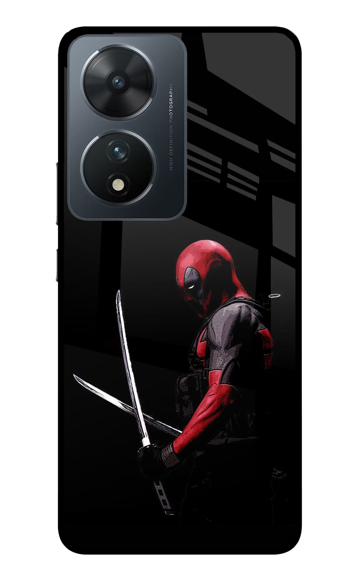 Deadpool Vivo T2 5G Glass Case