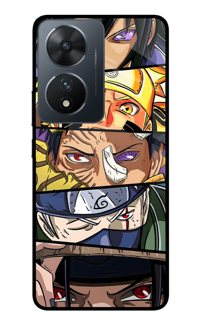 Naruto Character Vivo T2 5G Glass Case Back Cover by Casekaro