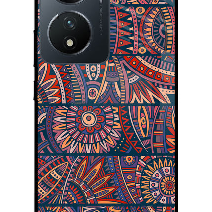 African Culture Design Vivo T2 5G Glass Case Back Cover by Casekaro