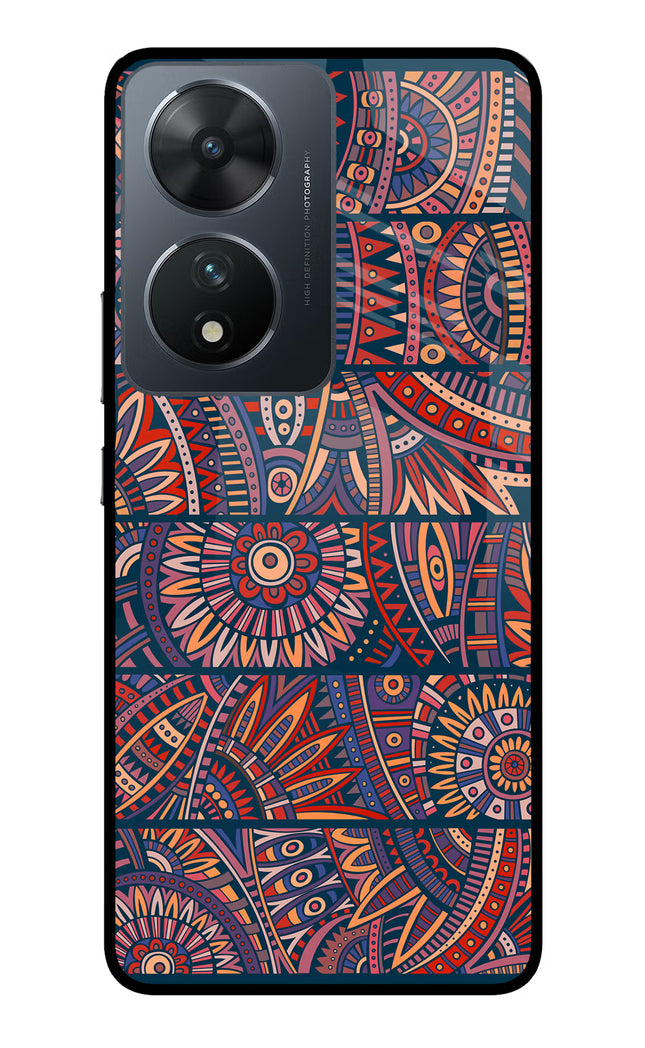 African Culture Design Vivo T2 5G Glass Case Back Cover by Casekaro