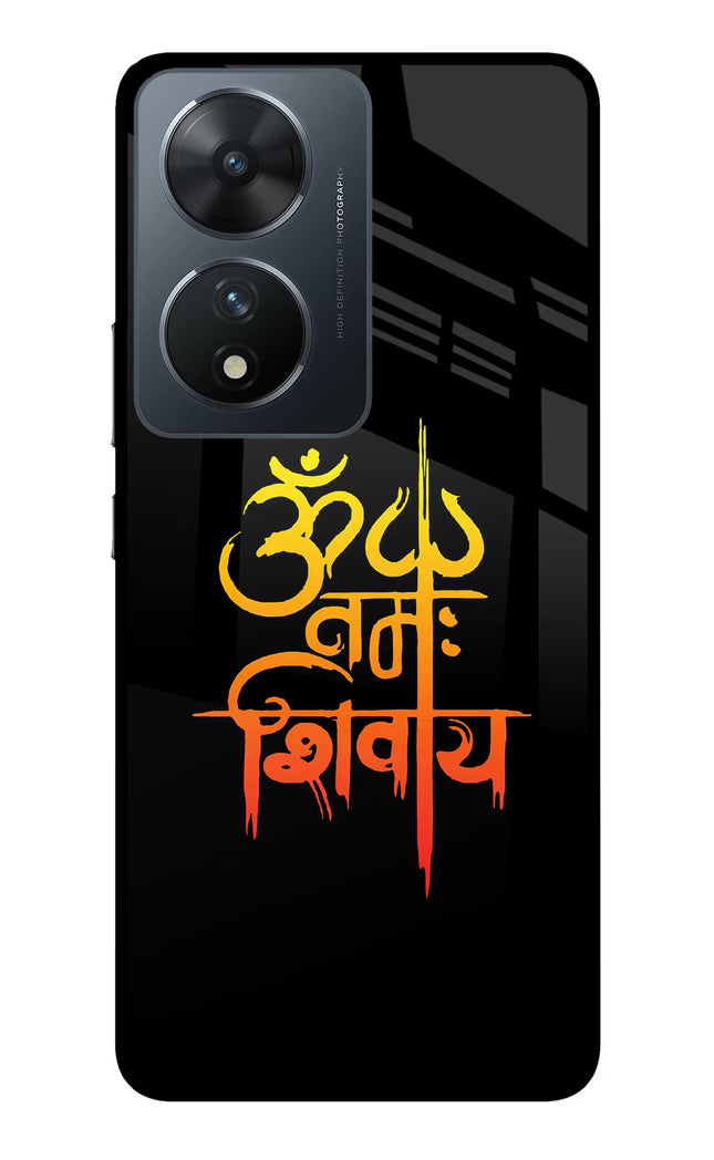 Om Namah Shivay Vivo T2 5G Glass Case Back Cover by Casekaro