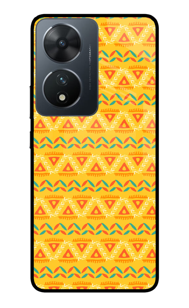 Tribal Pattern Vivo T2 5G Glass Case Back Cover by Casekaro