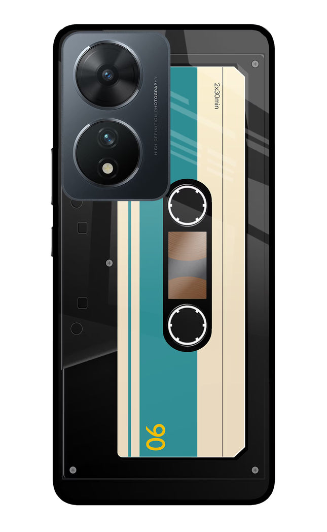 Cassette Vivo T2 5G Glass Case Back Cover by Casekaro