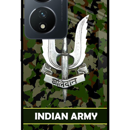 Balidan Indian Logo Vivo T2 5G Glass Case Back Cover by Casekaro