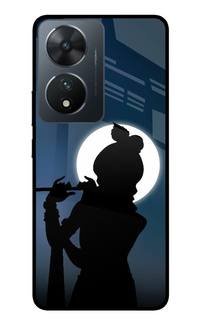 Shri Krishna Silhouette Vivo T2 5G Glass Case Back Cover by Casekaro