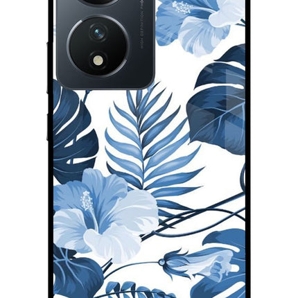 Fabric Art Vivo T2 5G Glass Case Back Cover by Casekaro