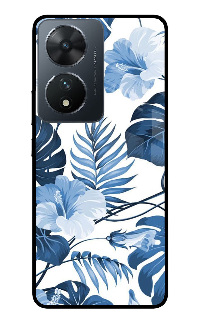 Fabric Art Vivo T2 5G Glass Case Back Cover by Casekaro