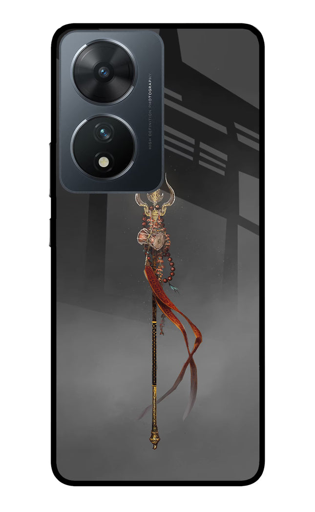 Shiv Trishul Vivo T2 5G Glass Case Back Cover by Casekaro