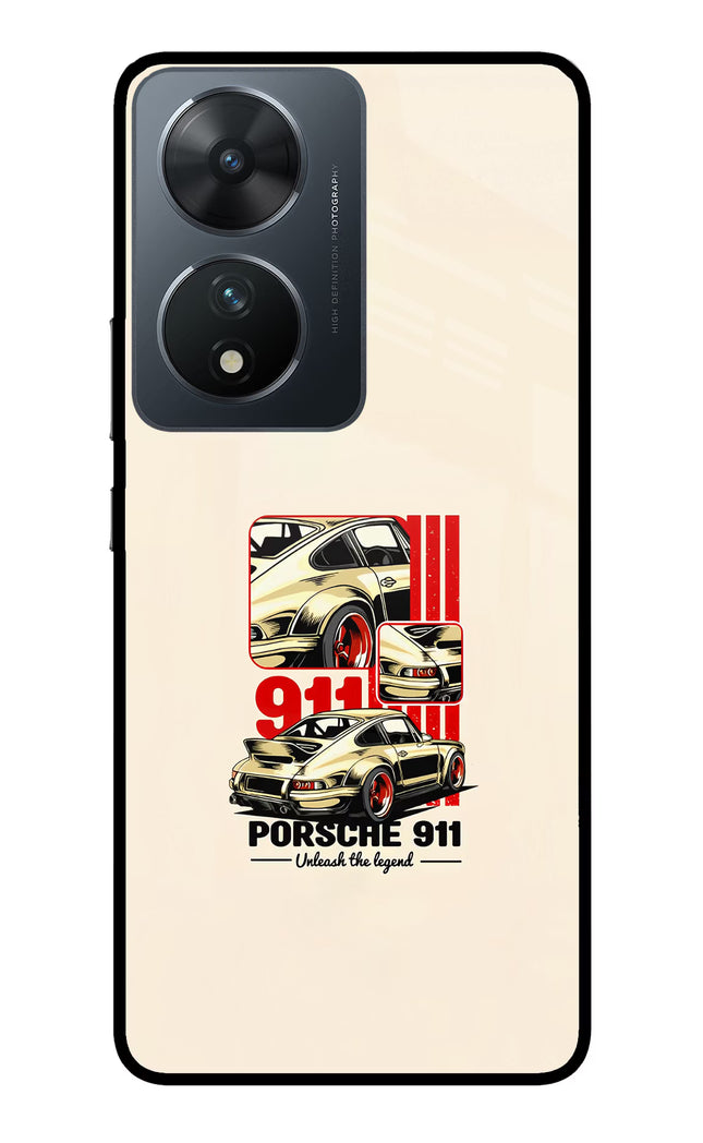 Classic Porsche 911 Vivo T2 5G Glass Case Back Cover by Casekaro