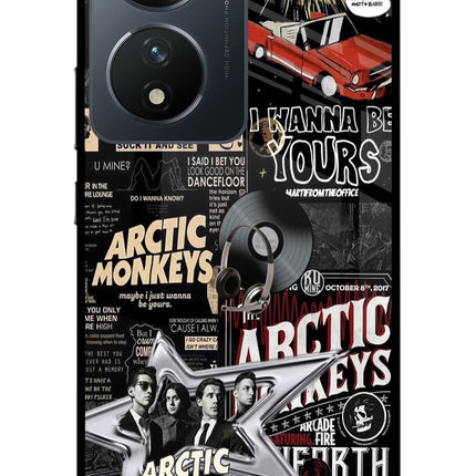 Arctic Monkeys Vivo T2 5G Glass Case Back Cover by Casekaro