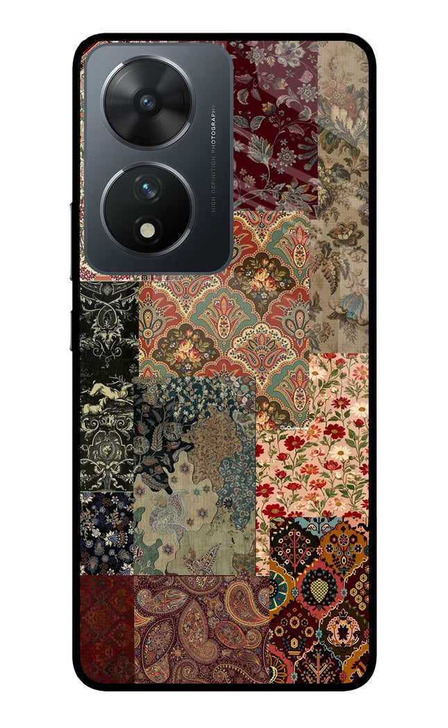 Desi Print Vivo T2 5G Glass Case Back Cover by Casekaro