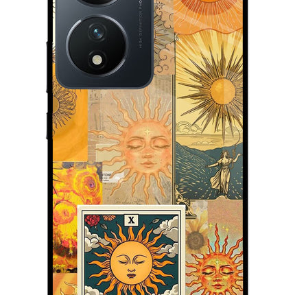 Sun Vivo T2 5G Glass Case Back Cover by Casekaro