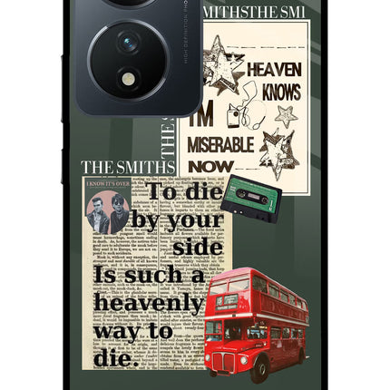 The Smiths Vivo T2 5G Glass Case Back Cover by Casekaro