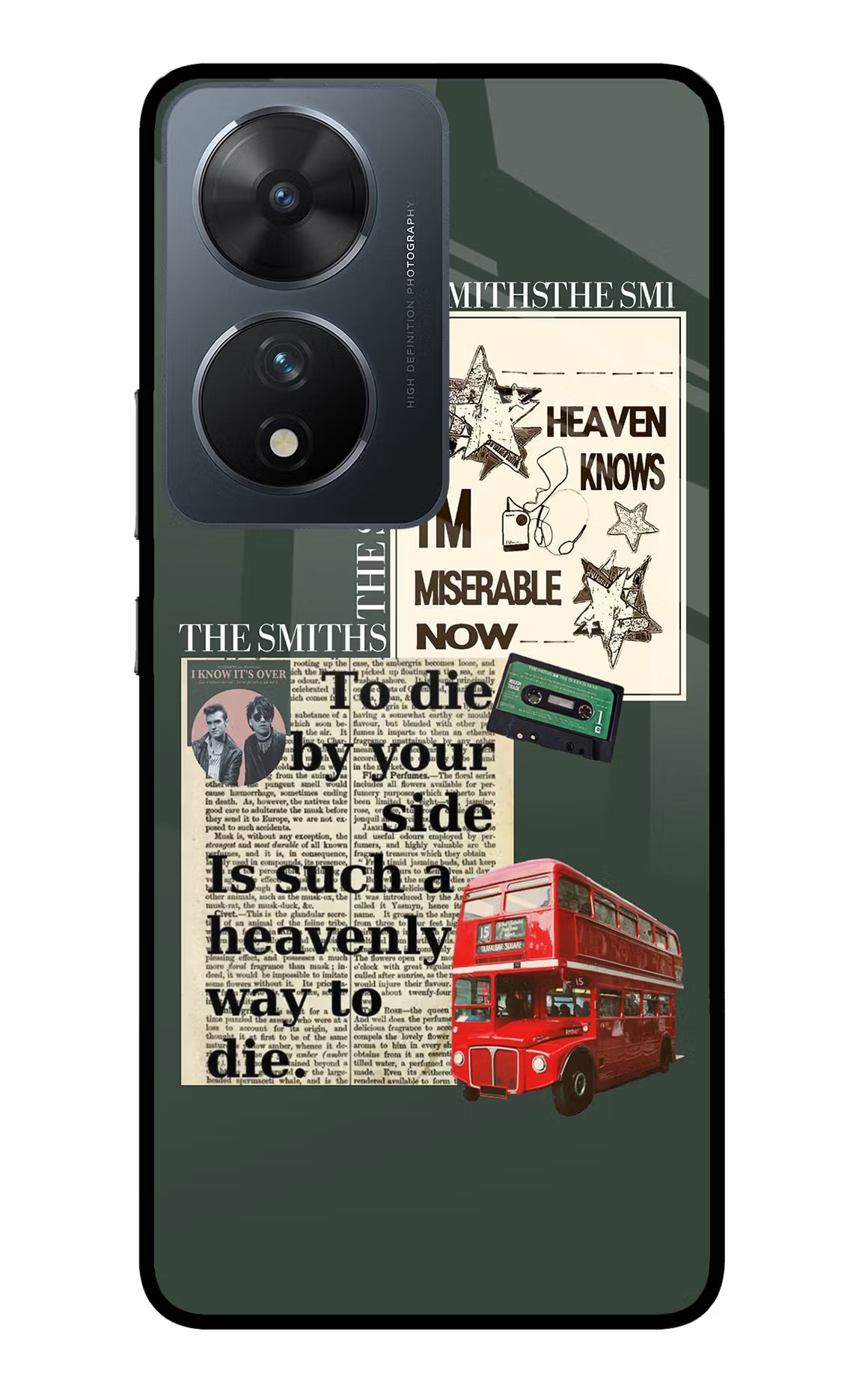 The Smiths Vivo T2 5G Glass Case Back Cover by Casekaro