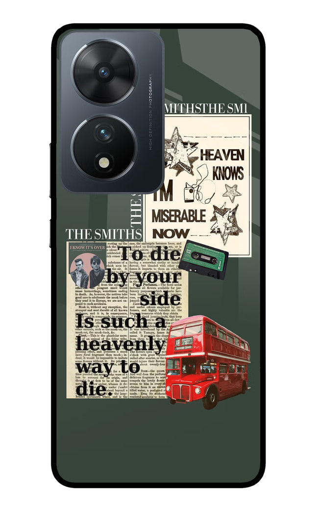 The Smiths Vivo T2 5G Glass Case Back Cover by Casekaro