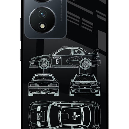WRC'99 Vivo T2 5G Glass Case Back Cover by Casekaro