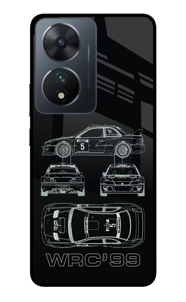 WRC'99 Vivo T2 5G Glass Case Back Cover by Casekaro