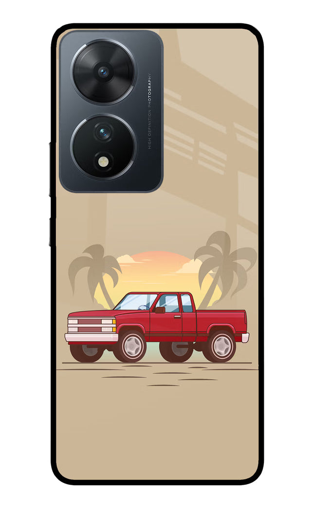 Desert Classic Drive Vivo T2 5G Glass Case Back Cover by Casekaro