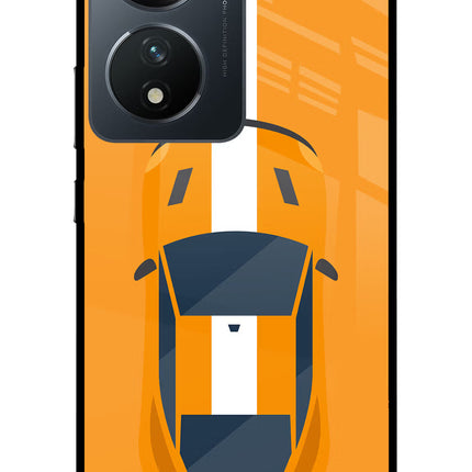 Highway Pursuit Vivo T2 5G Glass Case Back Cover by Casekaro