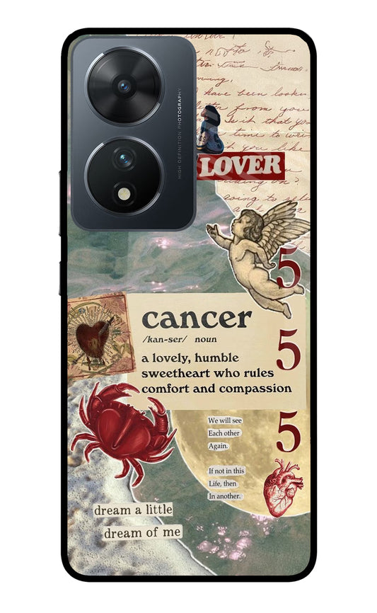 Cancer Zodiac Vivo T2 5G Glass Case
