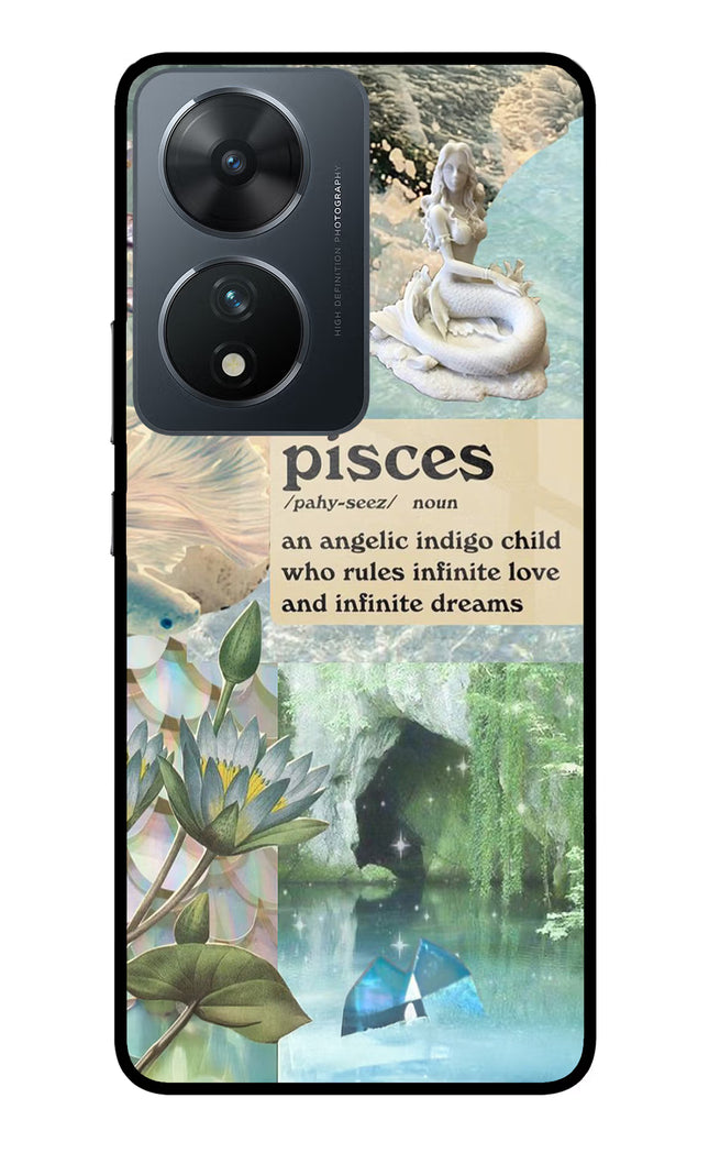 Pisces Zodiac Vivo T2 5G Glass Case Back Cover by Casekaro