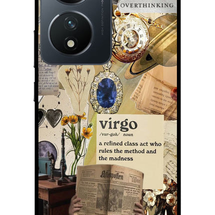 Virgo Zodiac Vivo T2 5G Glass Case Back Cover by Casekaro