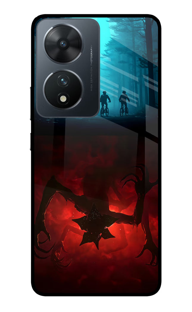 Ordinary Things Downside Up Vivo T2 5G Glass Case Back Cover by Casekaro
