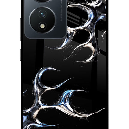 Chrome Tribal Vivo T2 5G Glass Case Back Cover by Casekaro
