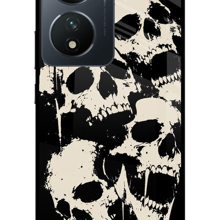 Dead Stack Vivo T2 5G Glass Case Back Cover by Casekaro