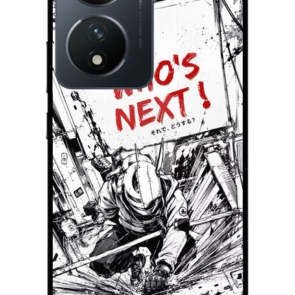 Who's Next Vivo T2 5G Glass Case Back Cover by Casekaro