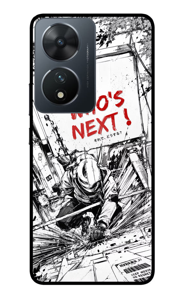 Who's Next Vivo T2 5G Glass Case Back Cover by Casekaro