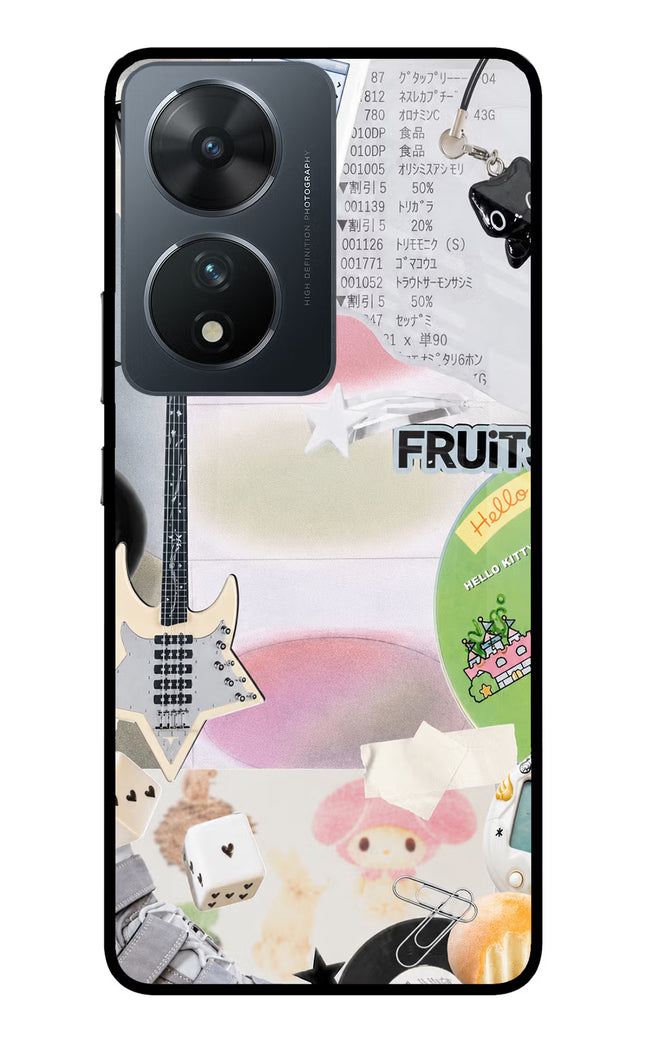 Softcore case Vivo T2 5G Glass Case Back Cover by Casekaro