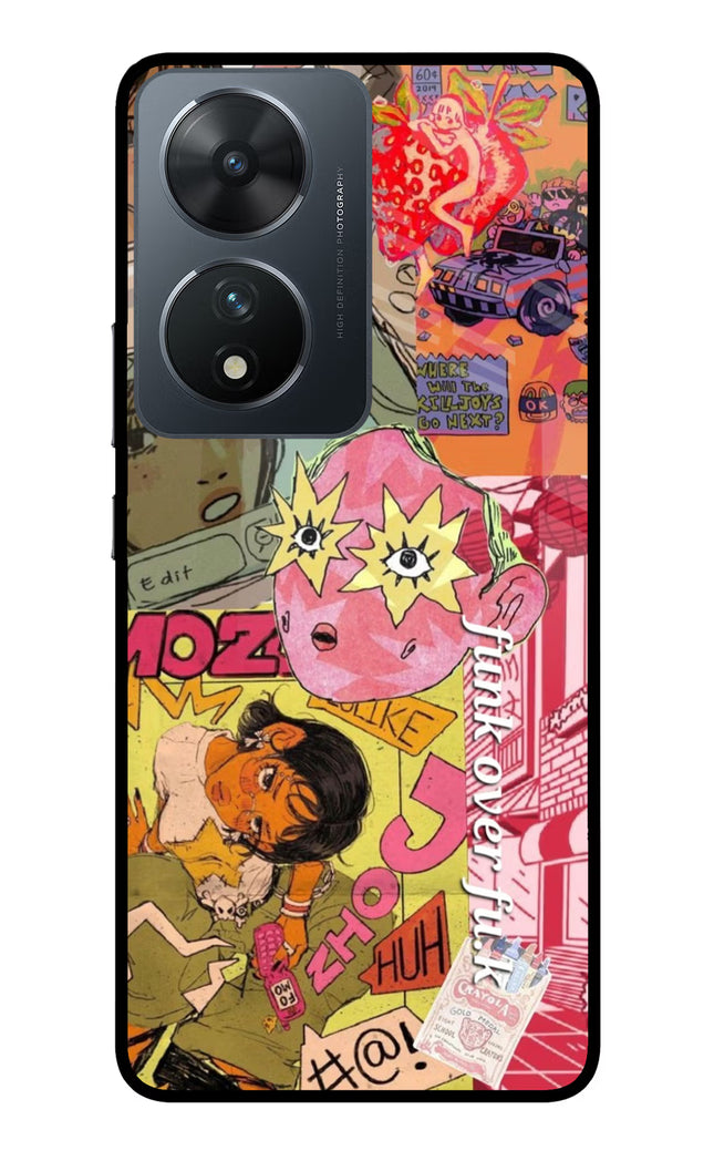 Funkover Vivo T2 5G Glass Case Back Cover by Casekaro